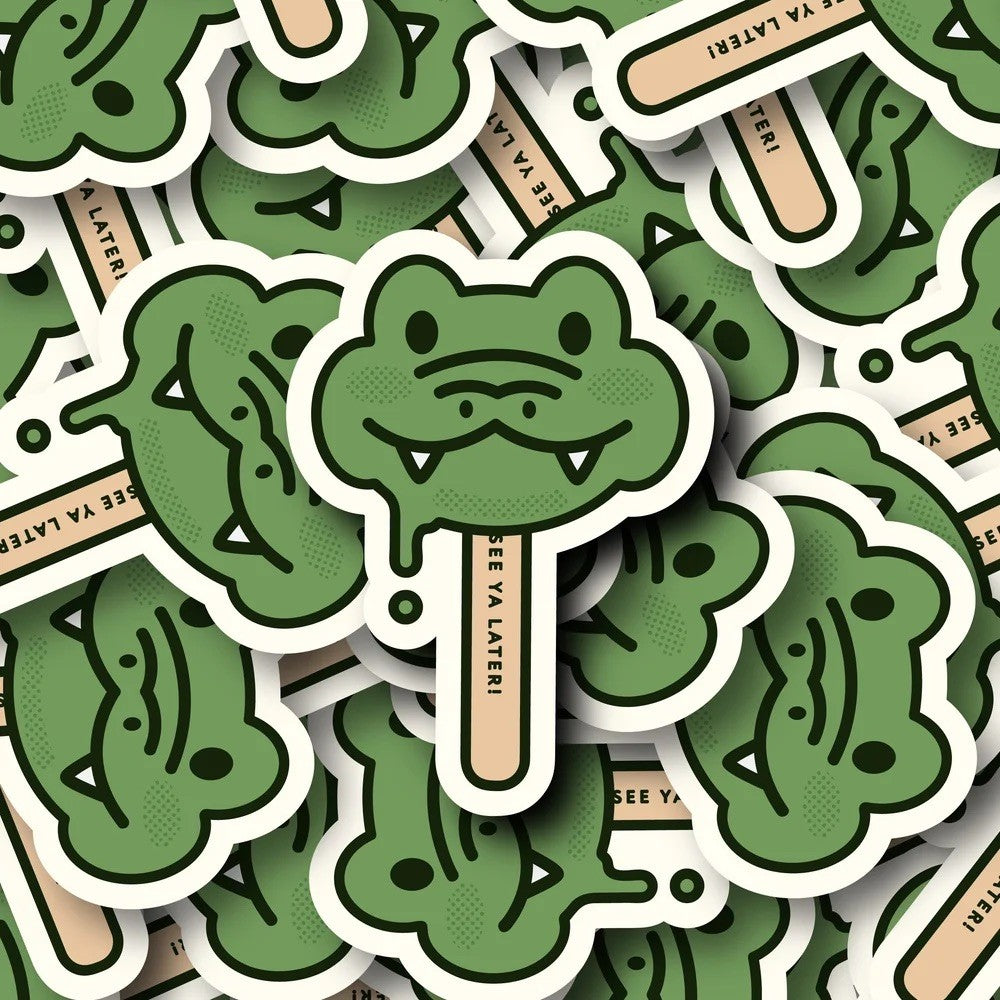 Gator Pop Sticker