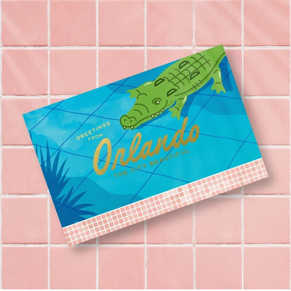 Greetings From Orlando Postcard